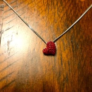 Swarovski Red Heart Necklace